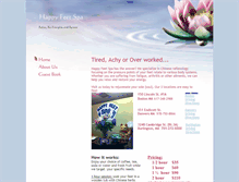Tablet Screenshot of happyfeetspa.com